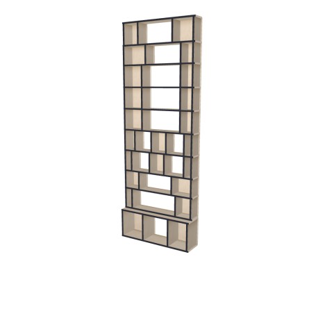 Boekenkast op maat  (H275cm - B100 cm)