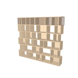 Custom bookcase  (H217cm - W243 cm)