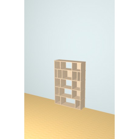 Custom bookcase  (H133cm - W90 cm)