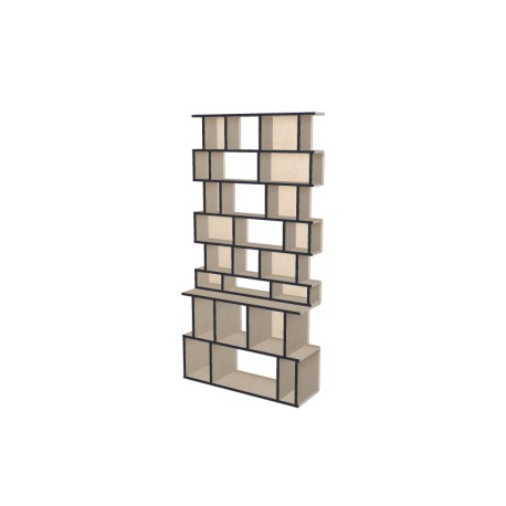 Custom bookcase  (H215cm - W108 cm)