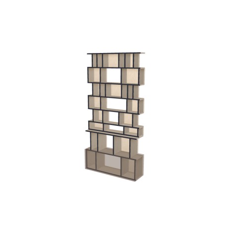Custom bookcase  (H212cm - W105 cm)