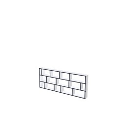 Custom bookcase  (H75cm - W182 cm)