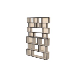 Custom bookcase  (H212cm - W131 cm)