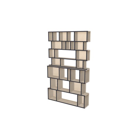 Custom bookcase  (H212cm - W131 cm)