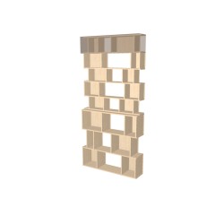 Custom bookcase  (H239cm - W115 cm)