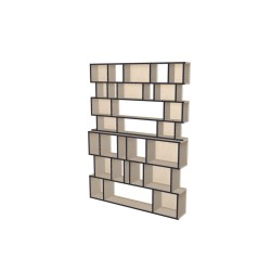 Boekenkast op maat  (H212cm - B156 cm)