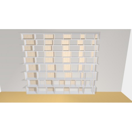 Bookshelf  (H272cm - W325 cm)