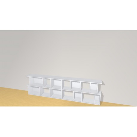 Bookshelf  (H73cm - W260 cm)