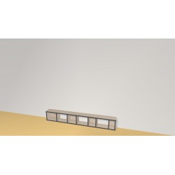 Bookshelf  (H29cm - W200 cm)