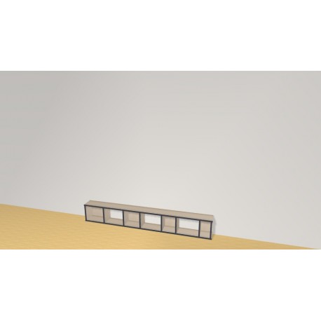 Bookshelf  (H29cm - W200 cm)
