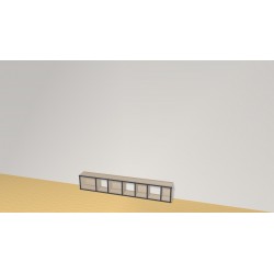 Bookshelf  (H29cm - W170 cm)