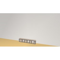 Bookshelf  (H26cm - W140 cm)