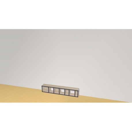 Bookshelf  (H26cm - W140 cm)