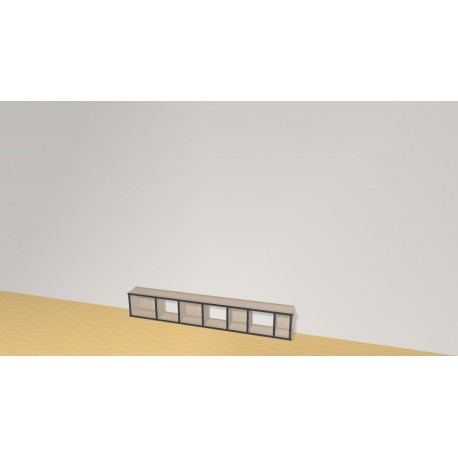 Bookshelf  (H29cm - W180 cm)