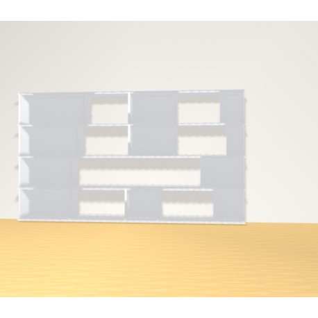 Bookshelf  (H109cm - W191 cm)