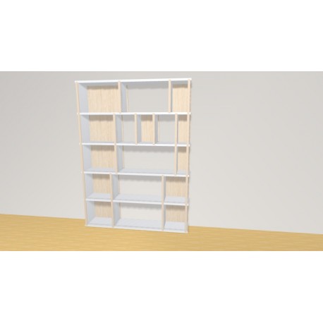 Bibliotheek  (H136cm - B100 cm)