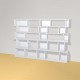Bookshelf  (H147cm - W210 cm)