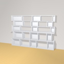 Bookshelf  (H147cm - W210 cm)
