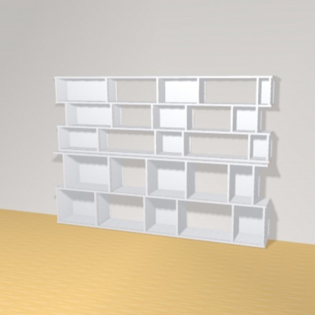 Bookshelf  (H147cm - W210 cm)