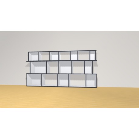 Bibliotheek  (H102cm - B200 cm)