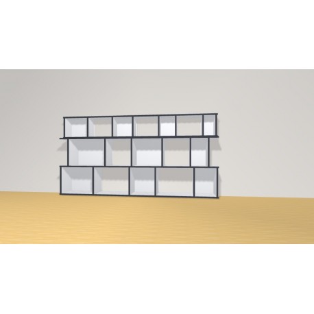 Bookshelf (H102cm - W200 cm)