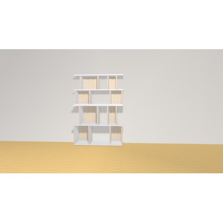 Bibliotheek  (H129cm - B90 cm)