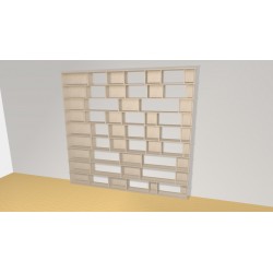 Bookshelf (H231cm - W247 cm)