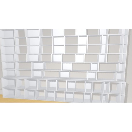 Bookshelf  (H236cm - W401 cm)