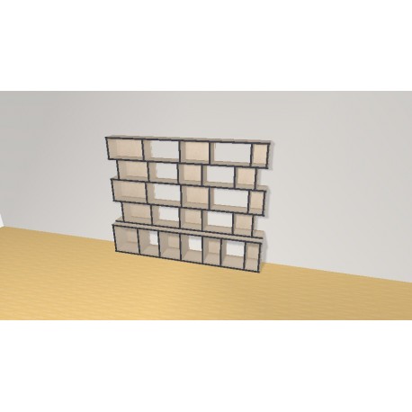 Bibliotheek  (H141cm - B180 cm)