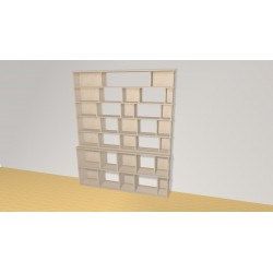 Bookshelf (H200cm - W163 cm)