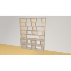 Bookshelf (H203cm - W161 cm)