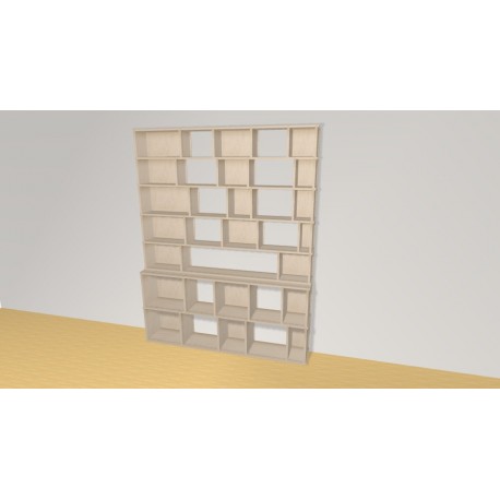 Bibliotheek  (H203cm - B161 cm)
