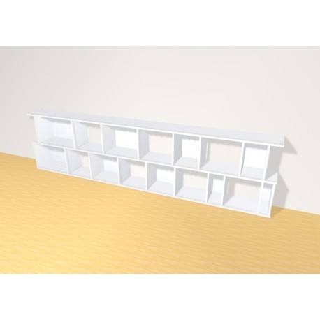 Bibliotheek  (H73cm - B287 cm)