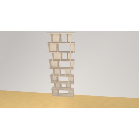 Bibliotheek  (H216cm - B80 cm)
