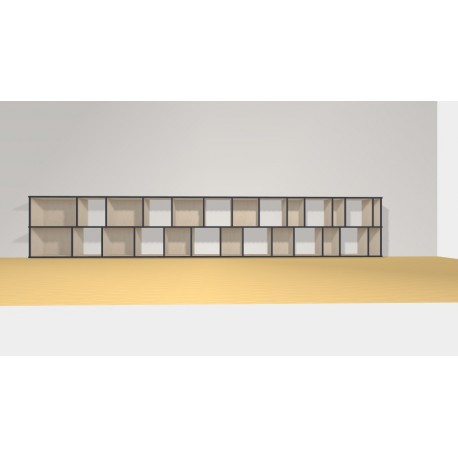 Bibliotheek  (H73cm - B425 cm)