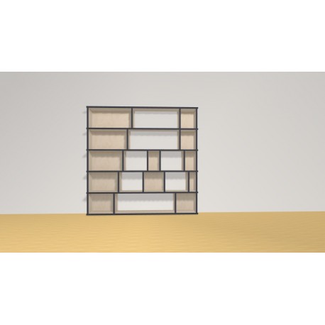 Bibliotheek  (H136cm - B140 cm)