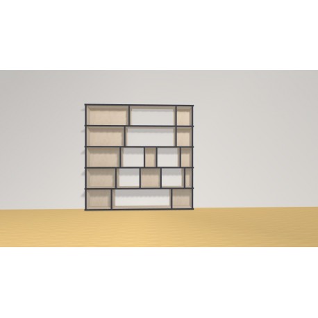 Bookshelf (H136cm - W140 cm)