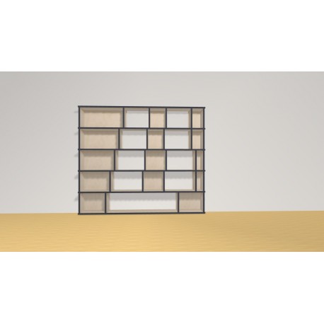 Bibliotheek (H136cm - B160 cm)