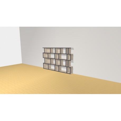 Bibliotheek  (H103cm - B153 cm)