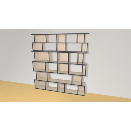 Bookshelf  (H200cm - W190 cm)