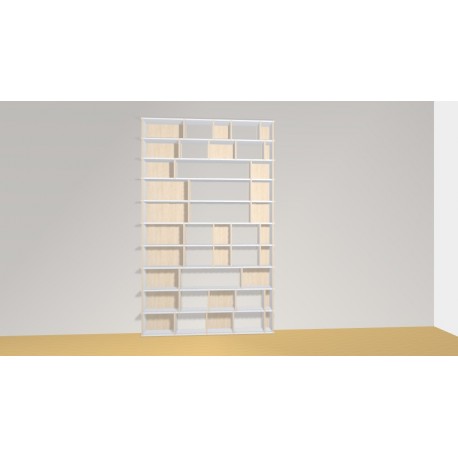 Bookshelf  (H261cm - W161 cm)