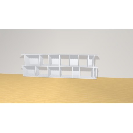 Bookshelf  (H73cm - W238 cm)