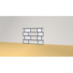 Bookshelf  (H103cm - W138 cm)