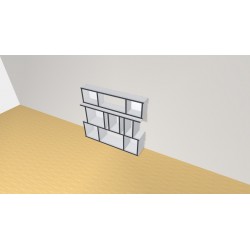 Bookshelf  (H102cm - W116 cm)