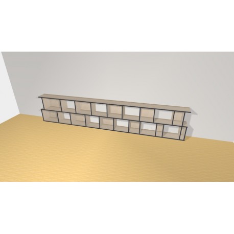 Bookshelf  (H73cm - W382 cm)