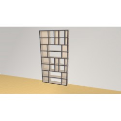 Bibliotheek  (H202cm - B105 cm)
