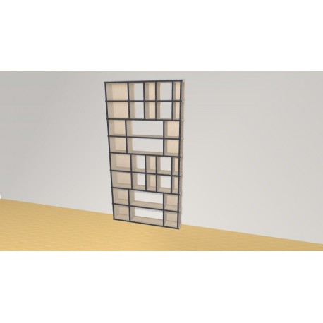 Bibliotheek  (H202cm - B105 cm)