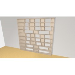 Bibliotheek  (H231cm - B243 cm)