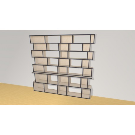 Bibliotheek  (H200cm - B210 cm)