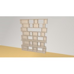 Bibliotheek  (H200cm - B161 cm)